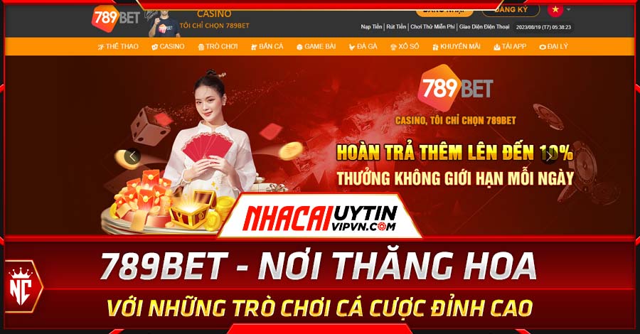 Nhà cái uy tín 789BET là điểm đến lý tưởng cho mọi khách hàng