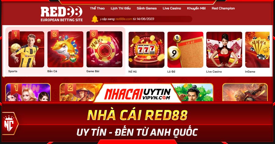 Nhà cái uy tín Red88 đến từ Anh Quốc