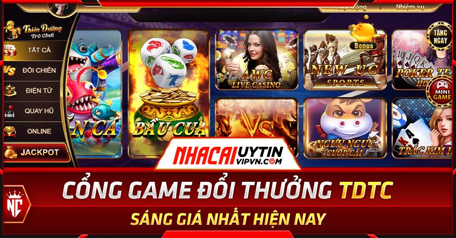 TDTC - Cổng game đổi thưởng sáng giá nhất hiện nay