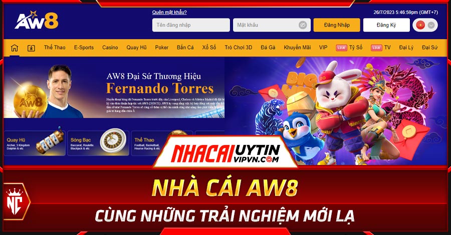 Trải nghiệm mới lạ cùng nhà cái AW8 uy tín
