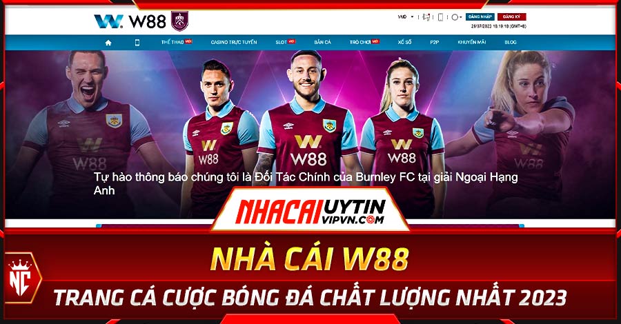 W88 – Trang cá cược uy tín về bóng đá chất lượng nhất 2023