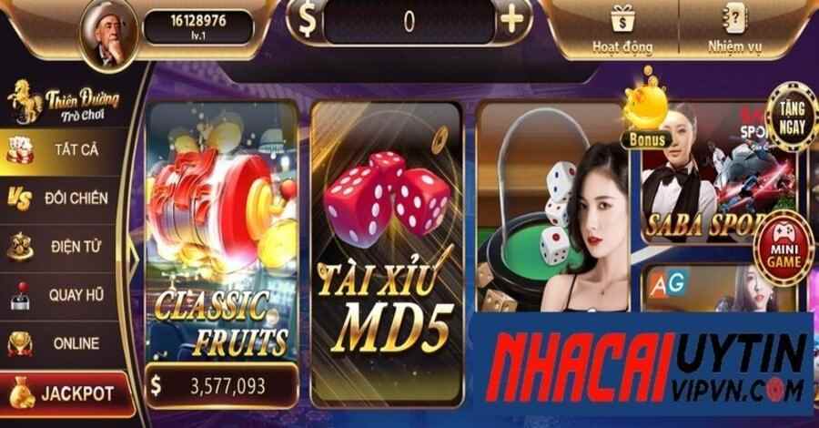 Đây là một trang web chơi game uy tín nhất hiện nay