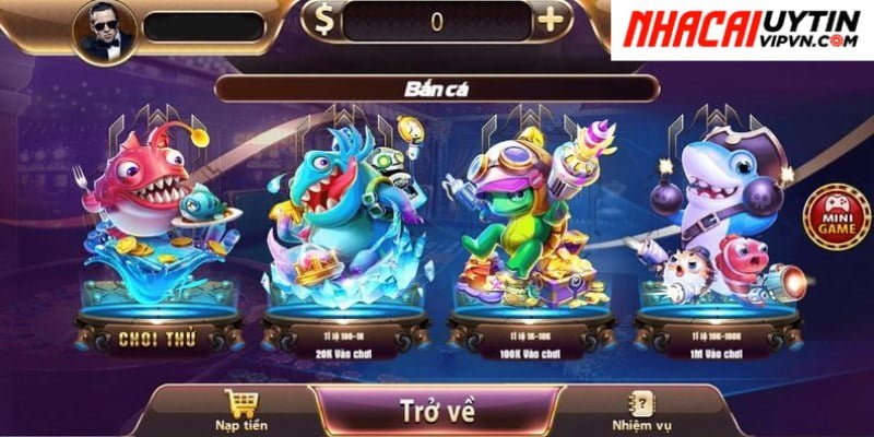 TDTC - Bắn cá đỉnh cao, nhận thưởng cực vip