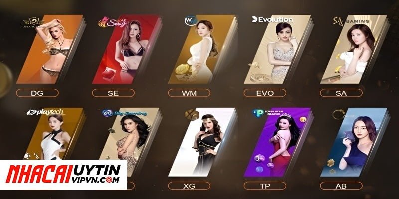 Các sảnh Casino nổi tiếng tại 8Xbet