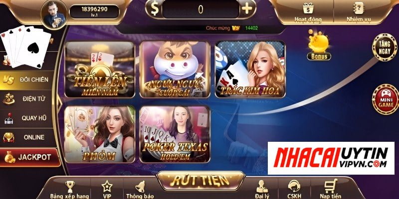 Thiên Đường Trò Chơi cùng kho game mới